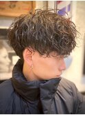 仙台　ツイストスパイラルパーマ　バーバー