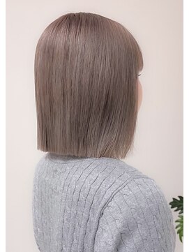 ヒビヲ(HIBIO) ケアブリーチ横浜ボブグレージュミルクティー