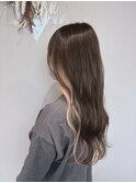 ロングヘア　インナーカラー