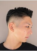 フェードとジェルで作るパートスタイル