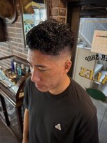 バレス 田町(BALES)&nbsp;スキンフェードS字パーマスタイル