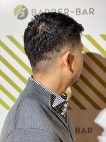バーバーバー 四谷(BARBER-BAR)&nbsp;ビジネス爽やかアップバングフェード