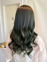 リルーム(re-room) グリーンアッシュ/ロングレイヤー/艶髪