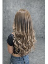 ヘアアンドデザイン ネイビー(Navy)&nbsp;エクステ バレイヤージュ