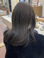 パークレーン アイス イヴェン(park lane ICI yeven) ブリーチなしダブルカラーレイヤーカットボブ白髪染め縮毛矯正栄