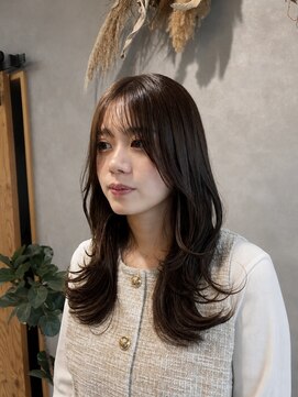 ハウリーヘアアンドスパ(HAURY hair&spa) レイヤーカット×透明感ブラウン