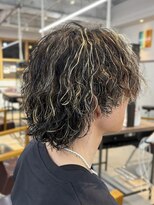 ザコーストバイネオリーブ 辻堂店(The coast by neolive) サーフカールメンズハイライトカラースパイラルパーマ辻堂