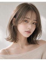 セットアップ 岡山北長瀬店(SET-UP) 肩上の韓国レイヤーボブオリーブベージュ