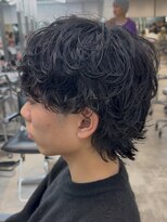 フィフスパーク(fifth PARK)&nbsp;無造作シャドウパーマのマッシュスタイル◎