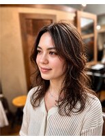 スリル ヘア アンド ネイル デザイン 恵比寿店(sulir hair and nail design)&nbsp;ゆるふわレイヤー×デジタルパーマ