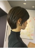 ハンサムショート大人ショート韓国ショート中性ショートヘア