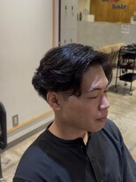 リゴ ヘアー(RIGO hair)&nbsp;ナチュラルセンターパートパーマ