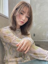 ロアヘアーコーディネート 京都駅前店(LoRE hair coordinate)&nbsp;ソフトベージュの外ハネロブ