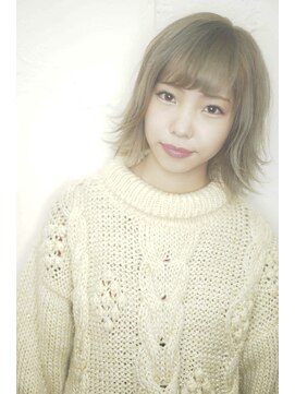 ジュノ(Jeuno) 【Jeuno】外はねボブ/グレージュ