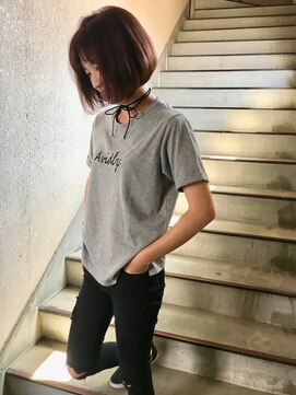 グリーン(green) ワンレンピンクyukibyiijima