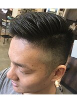 リザ ヘアー サロン 大谷 なんごう店(LIZA hair salon) 外国人風フェード刈り上げスタイル