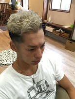 ヘアーサロン ミル(hair salon MiL) メンズカラー　ツーブロック　アップバング