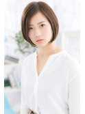 前下がりボブで＊ナチュラルクールな大人顔