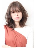 大人かわいい無造作ルーズカール#ことりベージュ