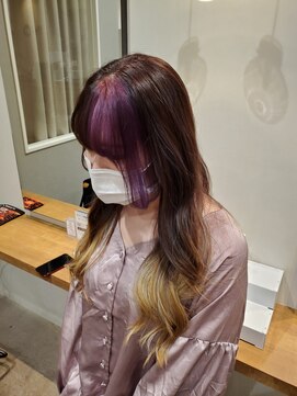 ラフヘアーアンドスパ(Luffhair&spa) バングカラー