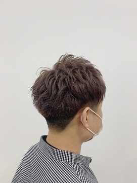 アドラーブル 長岡リバーサイド千秋店(adorable) メンズ必見☆刈り上げショート×透明感グレージュ☆