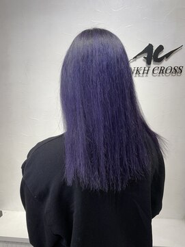 アンク クロス 池袋北口店(ANKHCROSS) 《アンククロス 岩本》ネイビー パープル