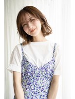 マグノリア オモテサンドウ(MAGNOLiA Omotesando) イヤリングカラーがポイント♪ニュアンスボブルフ・・・HINATA