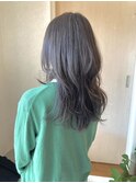 グレージュロングウルフ