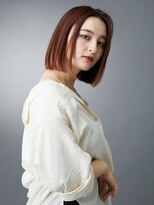 ジャックモアザン 新宿タカシマヤ店&nbsp;ぱつっとボブ/ワインレッド[新宿/新宿駅/白髪ぼかし]