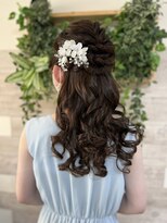 ロカット サロン(Roquat Salon)&nbsp;ハーフアップミディアムアレンジ【ヘアセット/立川/立川南/袴】