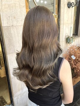 ラグーン 原宿 表参道(LAGOON) 【LAGOON】ブリーチなしで大人可愛く♪透け感オリーブベージュ