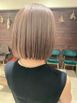 ジャム(Jam) 人気のミニボブ×ミルクティーカラーで可愛く★中村大輔