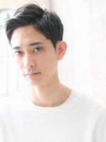 グルーミングサロン バーバー キャッスル 北浦和西口(Grooming salon Barber Castle)&nbsp;大人クールなネイビーブラック七三分け似合わせカットV北浦和