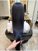 ブルー×ウルツヤヘアー