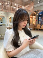 ロンド エスポワール 錦糸町(Lond espoir)&nbsp;レッドブラウンハッシュカット似合わせカット【韓国ヘア鈴木颯】