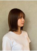 【マットブラウン外はねStyle】