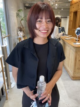 リコ(liko) 暖色×ぱつっと顔まわり