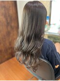 髪質改善カラー★巻き髪グレージュ透明感30代40代50代