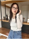 #くせ毛風無造作パーマ