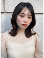 フォルテ 掛川店 韓国前髪/斜めバング/グレージュアッシュ