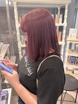 クレビア 名古屋(CreBiA) カシスブラウン/ブリーチカラー