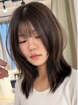 ジアン テラス(GIEN TERRASSE)&nbsp;ニュアンスレイヤーカット韓国ヘアくたっとレイヤー/岸本