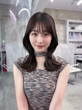 フィヴェント(Fivent) 美髪韓国レイヤーイメチェン似合わせチェリーブラウンミニウルフ