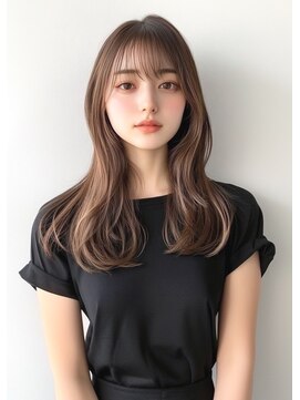 ライズ ネックス ザ サロン 渋谷(LIZE nex the salon) 【ロングヘア 韓国ヘア 前髪あり #26】#渋谷駅#韓国#髪質改善