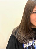 【レイヤーカット】バニラベージュカラー