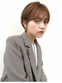 ミルクティーベージュダブルカラーケアブリーチハイライト