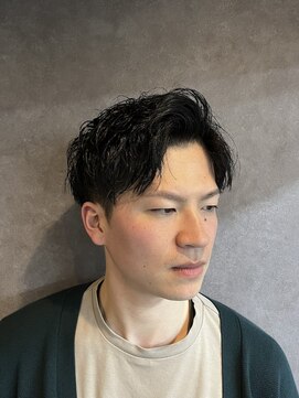ベルーフ(BERUF) 清潔感のある爽やかなアップバング×スパイラルパーマ!!