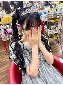 メチャメチャ可愛い♪『立体リボンツイン編み＋ひもリボン付き』