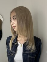 カミヒトエ。 ミルクティーカラー