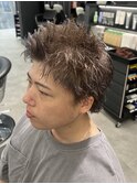 スパイキーショート/ベージュカラー